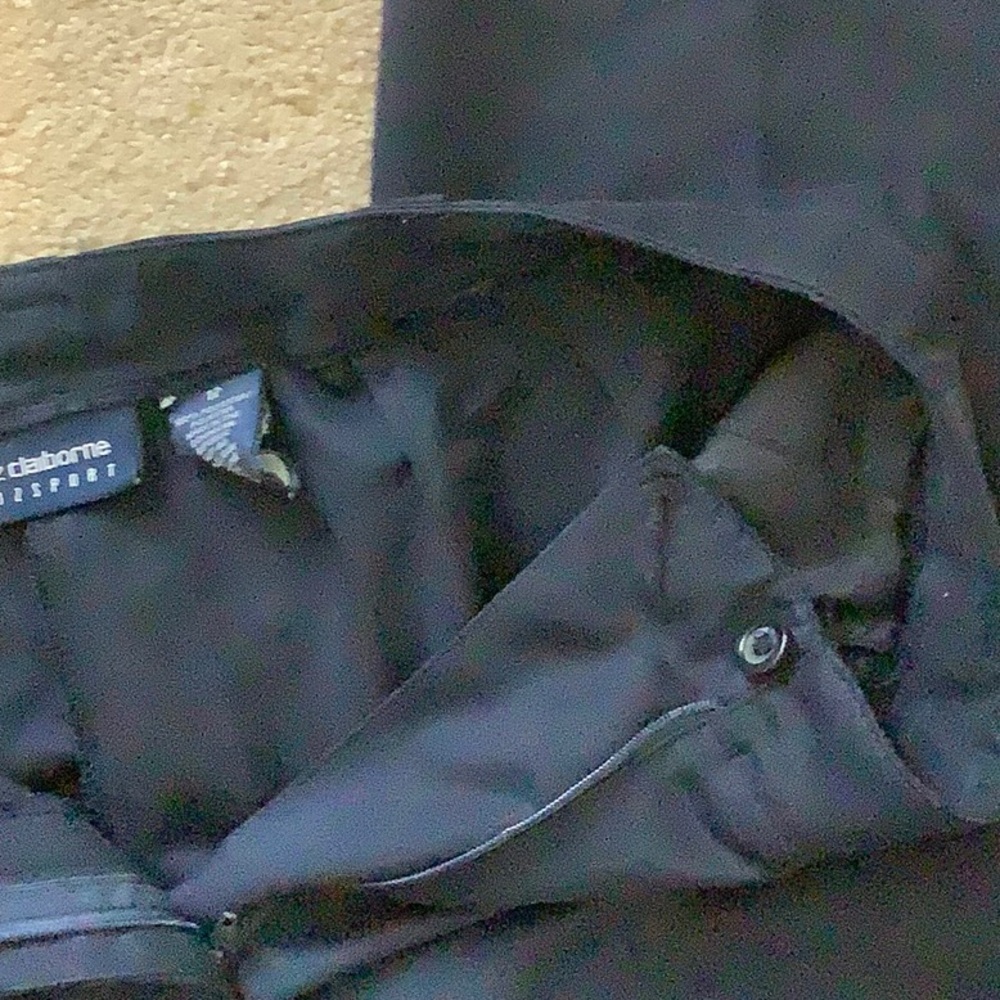 🦋 LIZ CLAIBORNE Lizsport navy blue dress slacks, size 12 - Picture 5 of 8